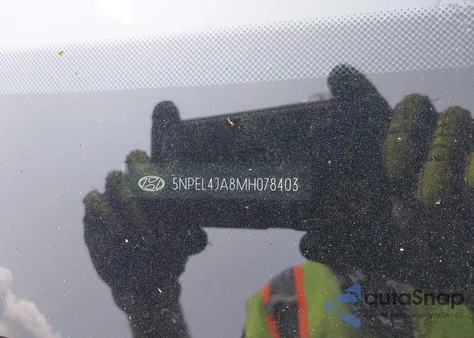 2021 Hyundai Sonata Sel from USA, damaged, VIN 5NPEL4JA8MH078403